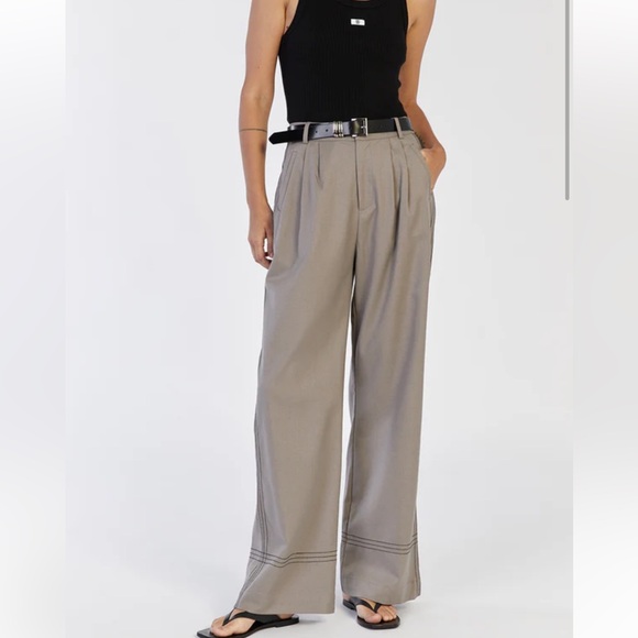 DISSH | Clothing SUKI SMOKE STITCH DETAIL PANT Smoke 8 - Picture 2 of 13